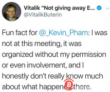 以太坊管理遭诟病，Vitalik Buterin发推